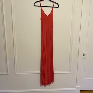 Mossimo Neon Coral Maxi Dress